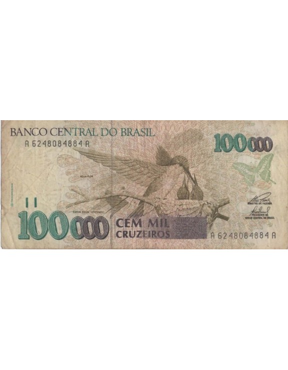 100000 CEM MIL CRUZEIROS A6248084884A