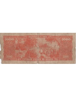 1000 MIL CRUZEIROS 062064 ESTAMPA 2 SERIE 342