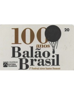 100 ANO BALAO BRASIL - 1. FESTIVAL AEREO SANTOS DUMONT