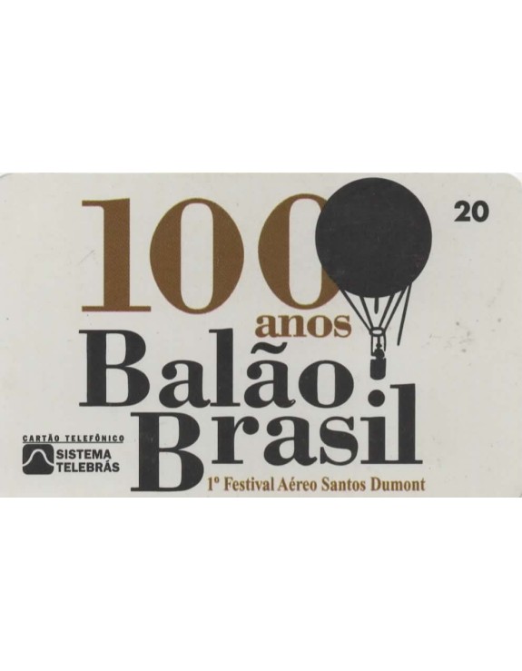 100 ANO BALAO BRASIL - 1. FESTIVAL AEREO SANTOS DUMONT