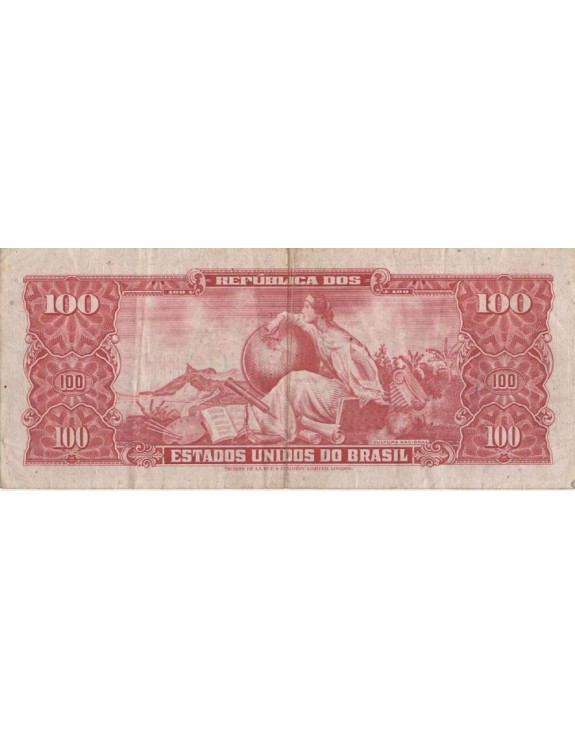 100 CEM CRUZEIROS 027693 ESTAMPA 2  SERIE 918