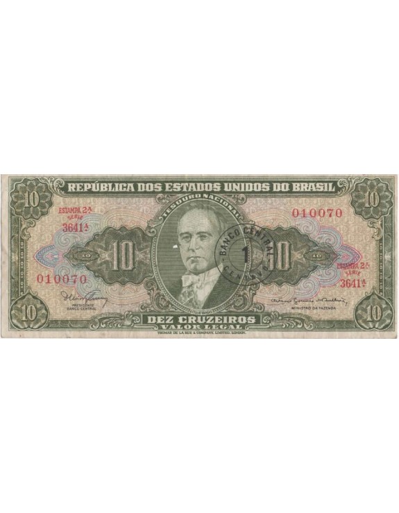 10 DEZ CRUZEIROS 010070 ESTAMPA 2 SERIE 3614