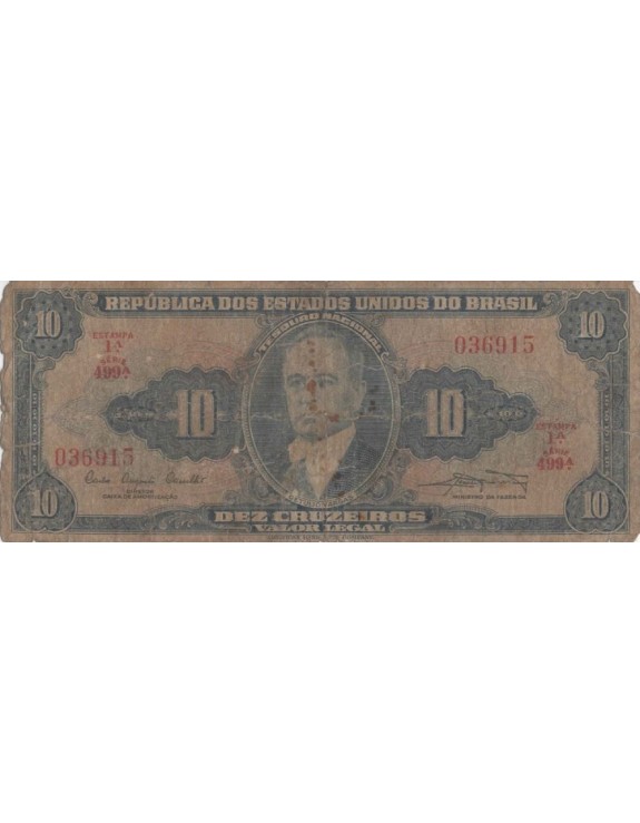 10 DEZ CRUZEIROS 036915 ESTAMPA 1 SERIE 499