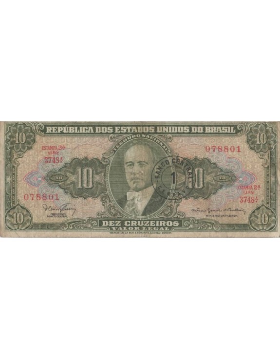 10 DEZ CRUZEIROS 078801 ESTAMPA 2 SERIE 3748