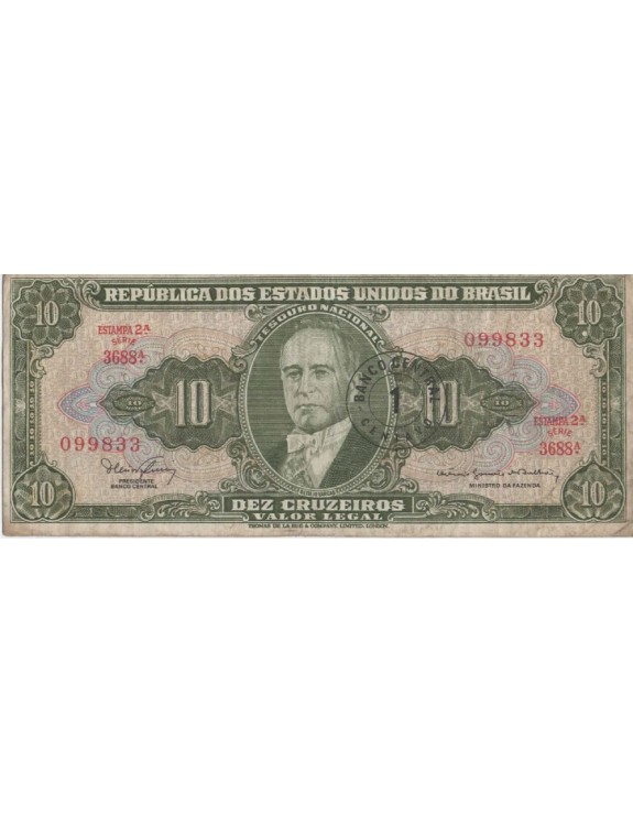 10 DEZ CRUZEIROS 099833 ESTAMPA 2 SERIE 3688
