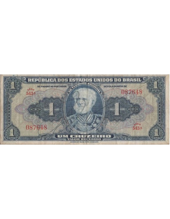 1 UM CRUZEIRO 087648 SERIE 543A