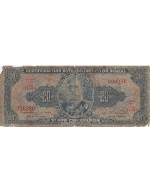 20 VINTE CRUZEIROS 056286 ESTAMPA 1 SERIE 1153