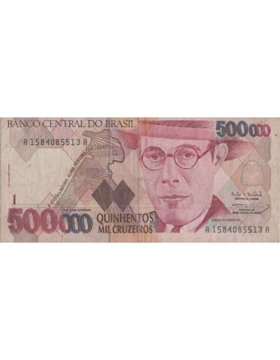 500000 QUINHENTOS MIL CRUZEIROS A1584085513A