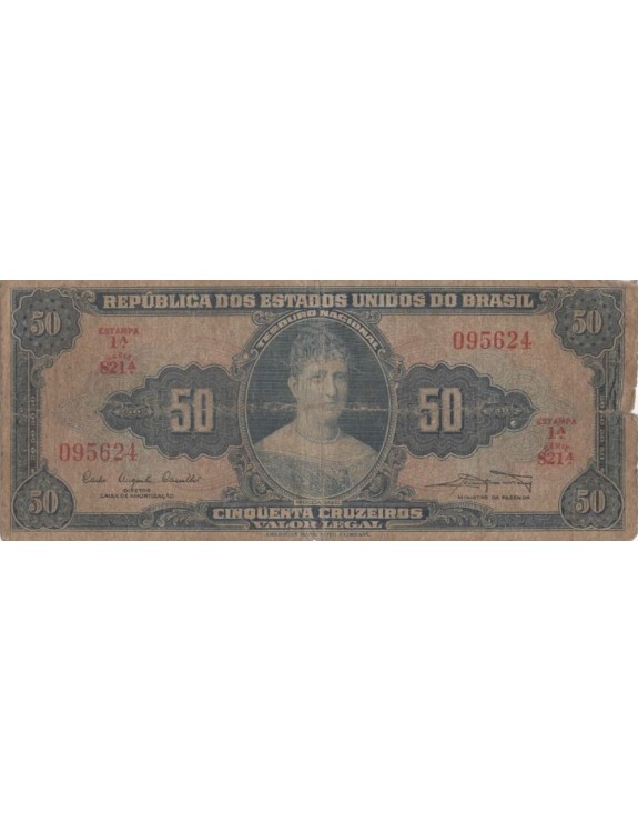 50 CINQUENTA CRUZEIROS 095624 ESTAMPA 1 SERIE 8214