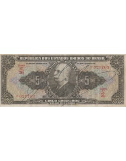 5 CINCO CRUZEIROS 027703 ESTAMPA 2 SERIE 26