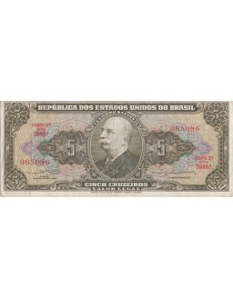 5 CINCO CRUZEIROS 085086 ESTAMPA 2 SERIE 3888