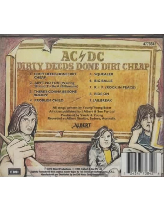 AC DC - DIRTY DEEDS DONE DIRT CHEAP