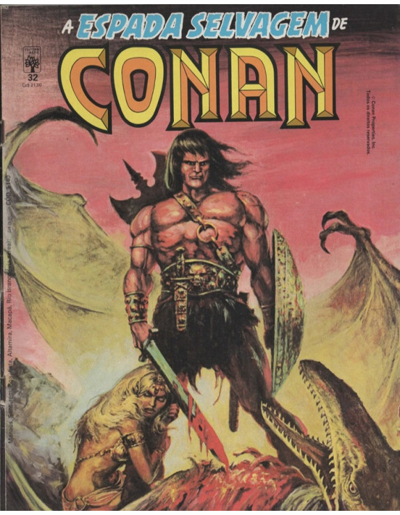 A ESPADA SELVAGEM DE CONAN 032
