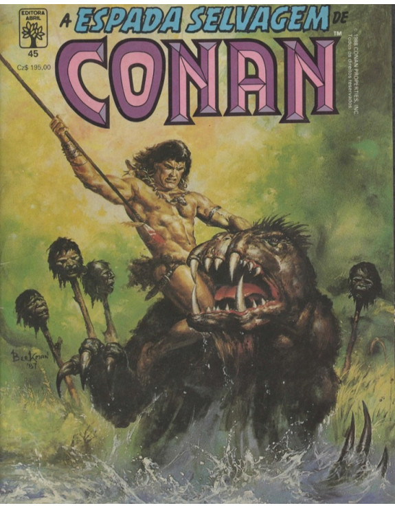 A ESPADA SELVAGEM DE CONAN 045