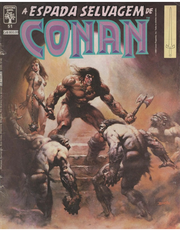 A ESPADA SELVAGEM DE CONAN 051
