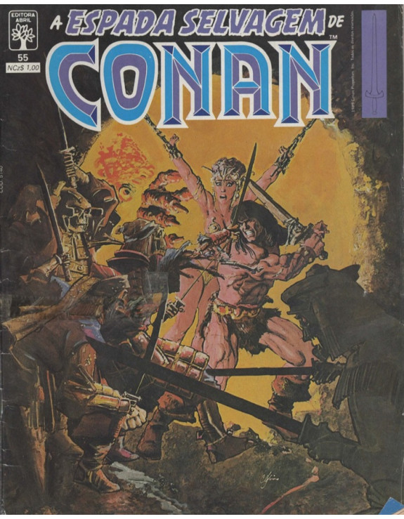 A ESPADA SELVAGEM DE CONAN 055
