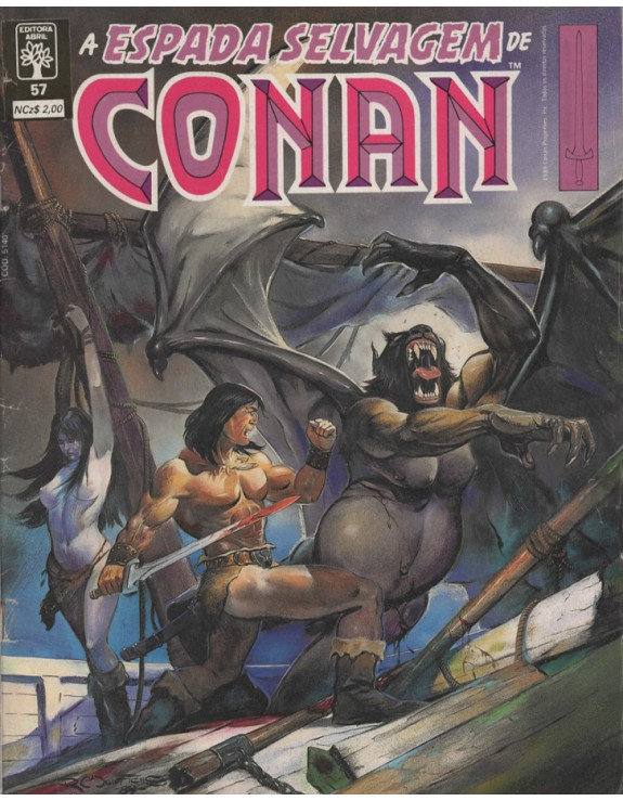 A ESPADA SELVAGEM DE CONAN 057