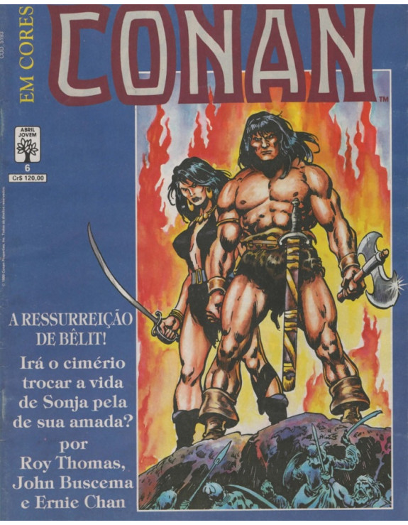 A ESPADA SELVAGEM DE CONAN EM CORES 06 A ESPADA SELVAGEM DE CONAN EM CORES 06