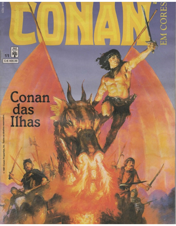 A ESPADA SELVAGEM DE CONAN EM CORES 11