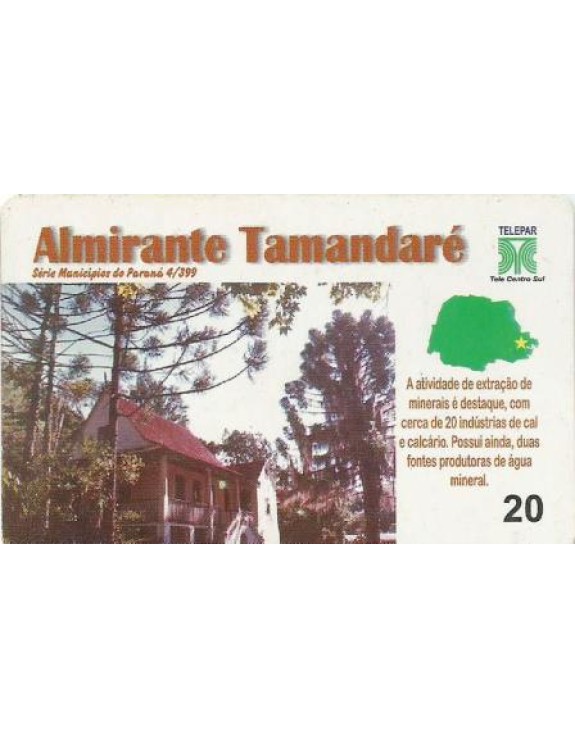 SERIE MUNICIPIOS DO PARANA 004 DE 399 - ALMIRANTE TAMANDARE