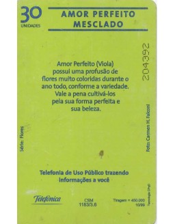 SERIE FLORES - AMOR PERFEITO MESCLADO - TELEFONICA