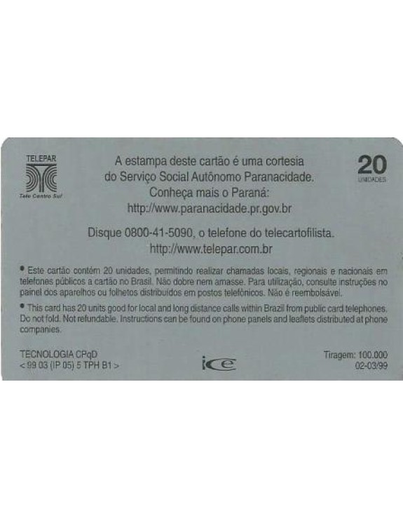 SERIE MUNICIPIOS DO PARANA 013 DE 399 - ANDIRA