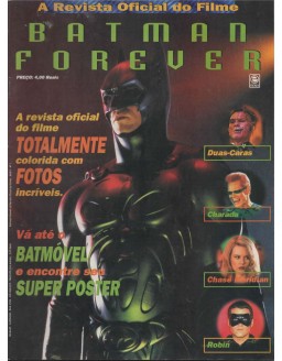A REVISTA OFICIAL DO FILME - BATMAN FOREVER 