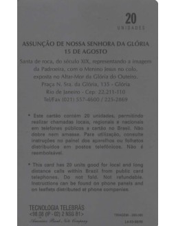 ASSUNÇAO DE NOSSA SENHORA DA GLORIA - 15 DE AGOSTO