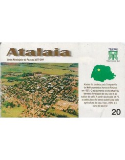 SERIE MUNICIPIOS DO PARANA 027 DE 399 - ATALAIA