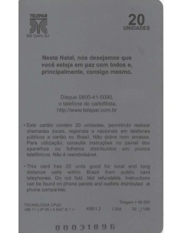 A TELEPAR DESEJA QUE VOCE TENHA UM FELIZ NATAL