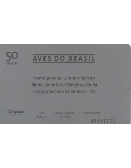 AVES DO BRASIL - UIRAPURU LARANJA