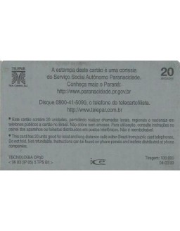 SERIE MUNICIPIOS DO PARANA 029 DE 399 - BANDEIRANTES