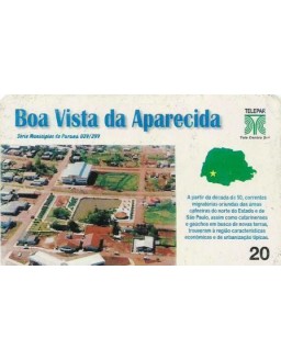 SERIE MUNICIPIOS DO PARANA 039 DE 399 - BOA VISTA DA APARECIDA