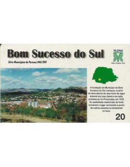 SERIE MUNICIPIOS DO PARANA 043 DE 399 - BOM SUCESSO DO SUL