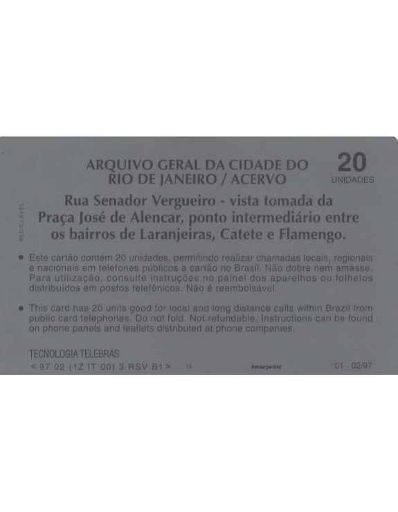 SERIE BONDES - ARQUIVO GERAL DA CIDADE DO RIO DE JANEIRO/ACERVO - RUA SENADOR VERGUEIRO