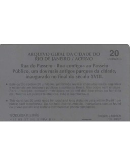 SERIE BONDES - ARQUIVO GERAL DA CIDADE DO RIO DE JANEIRO/ACERVO - RUA DO PASSEIO