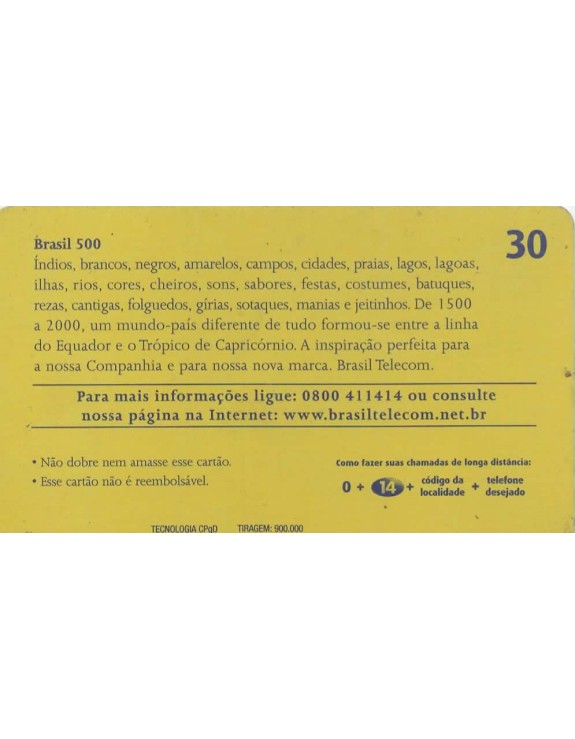 TELEPAR -  BRASIL TELECOM - BRASIL 500
