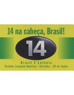 BRASIL X LETONIA - 14 NA CABEÇA BRASIL
