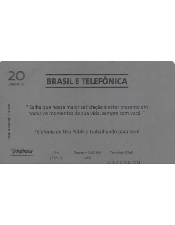 SERIE TELEFONE PUBLICO - BRASIL E TELEFONICA