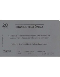 SERIE TELEFONE PUBLICO - BRASIL E TELEFONICA