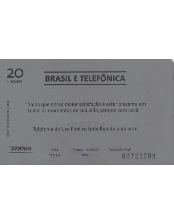SERIE TELEFONE PUBLICO - BRASIL E TELEFONICA