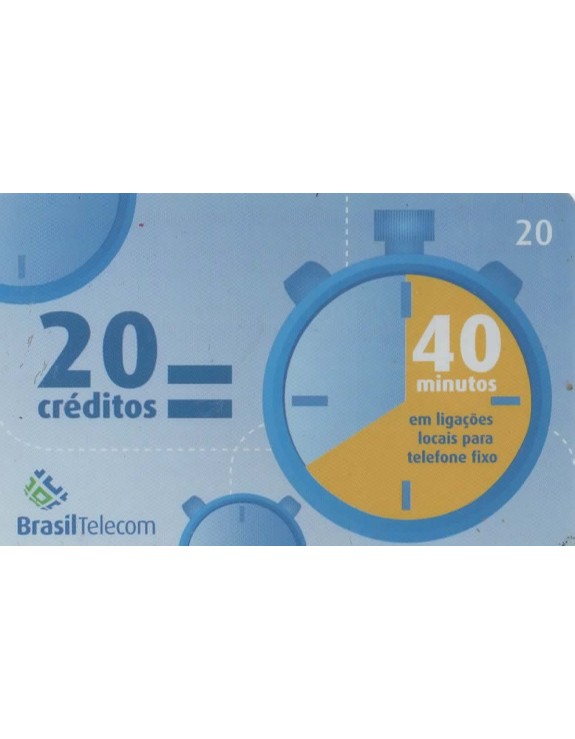BRASIL TELECOM - CARTAO 40 MINUTOS
