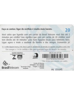 BRASIL TELECOM - CARTAO 40 MINUTOS