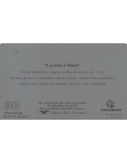 TELEMAR - CACATUA E FLORES 