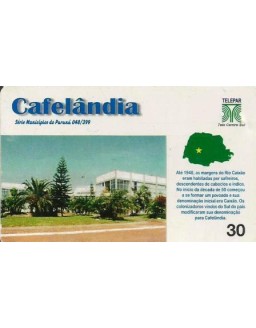 SERIE MUNICIPIOS DO PARANA 048 DE 399 - CAFELANDIA