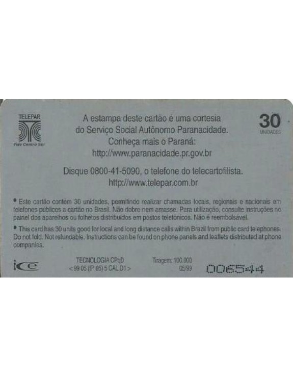 SERIE MUNICIPIOS DO PARANA 050 DE 399 - CALIFORNIA
