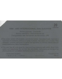 ANO INTERNACIONAL DOS OCEANOS - 1998 - CAMARAO