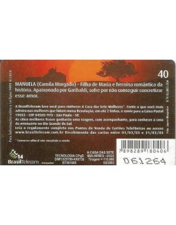 A CASA DAS SETE MULHERES - MANUELA(CAMILA MORGADO)