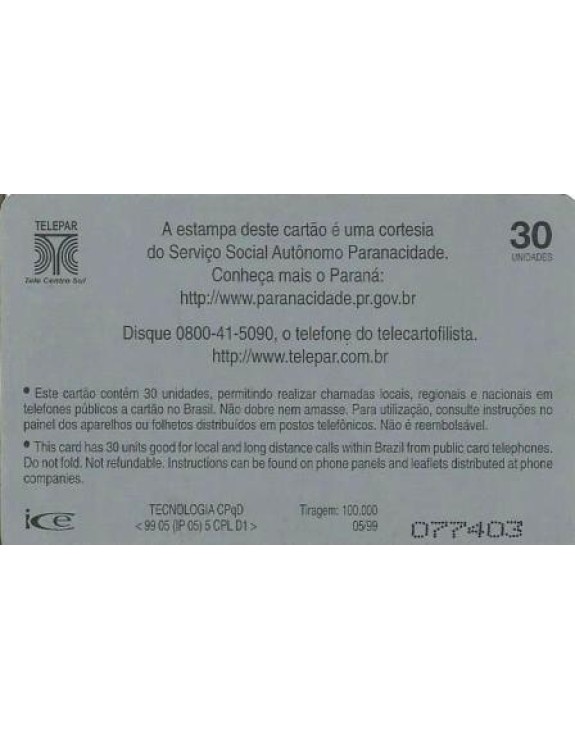 SERIE MUNICIPIOS DO PARANA 054 DE 399 - CAMPINA DA LAGOA