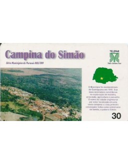 SERIE MUNICIPIOS DO PARANA 055 DE 399 - CAMPINA DO SIMAO